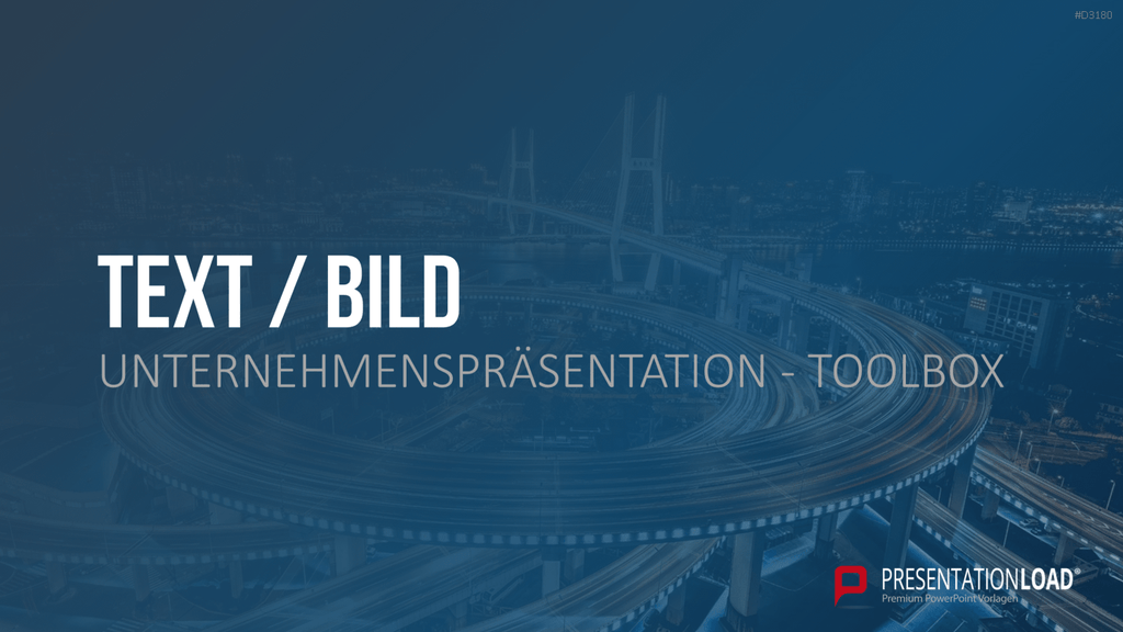 Unternehmenspräsentation-Toolbox PowerPoint-Vorlage