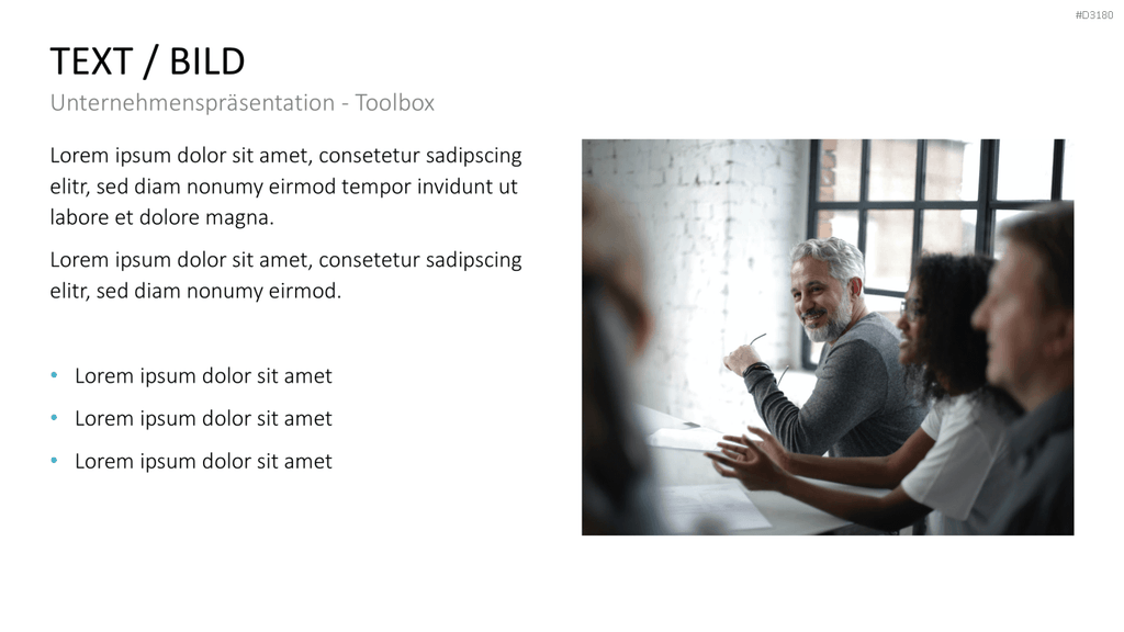 Unternehmenspräsentation-Toolbox PowerPoint-Vorlage