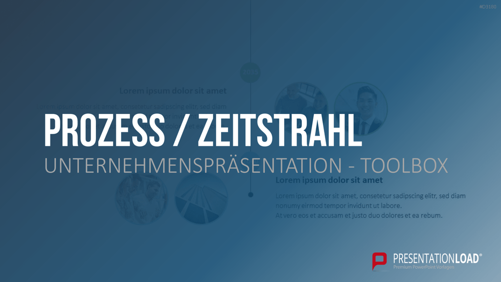 Unternehmenspräsentation-Toolbox PowerPoint-Vorlage