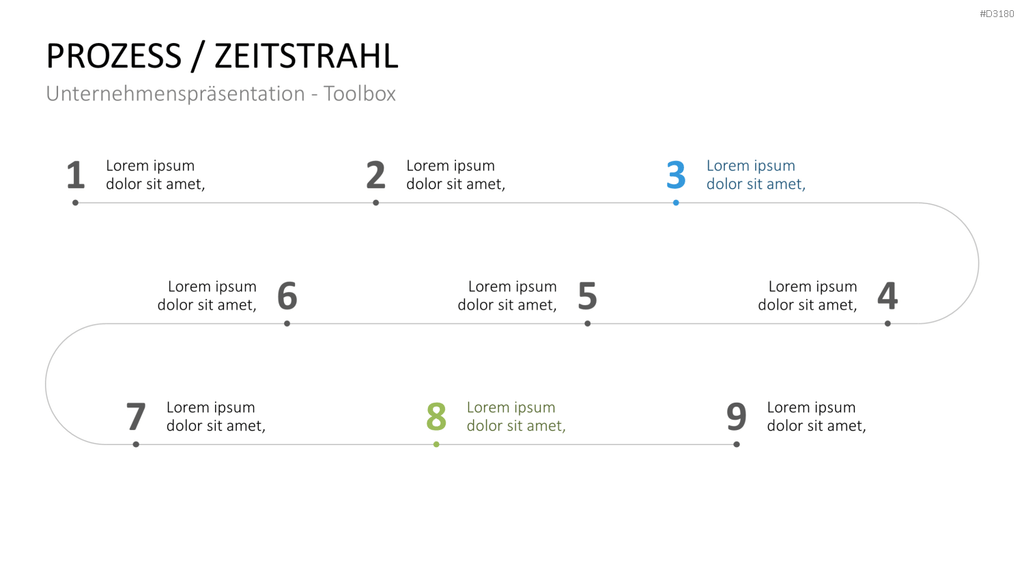 Unternehmenspräsentation-Toolbox PowerPoint-Vorlage