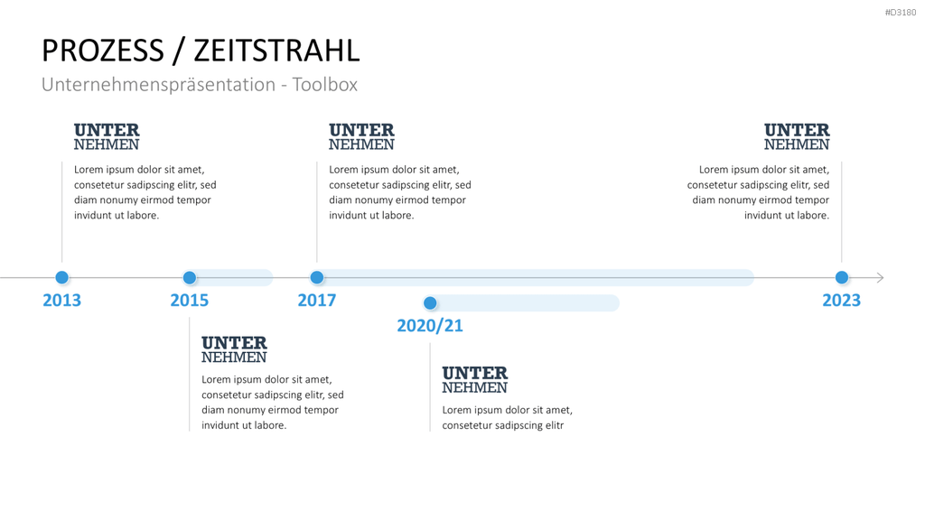 Unternehmenspräsentation-Toolbox PowerPoint-Vorlage