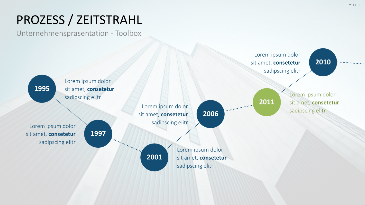 Unternehmenspräsentation-Toolbox PowerPoint-Vorlage