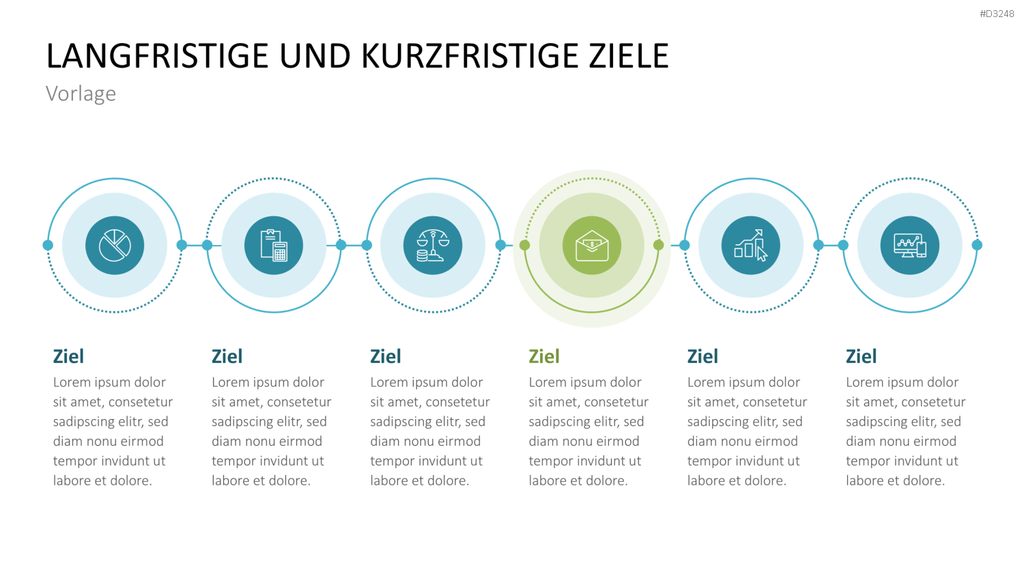Unternehmensziele PowerPoint-Vorlage