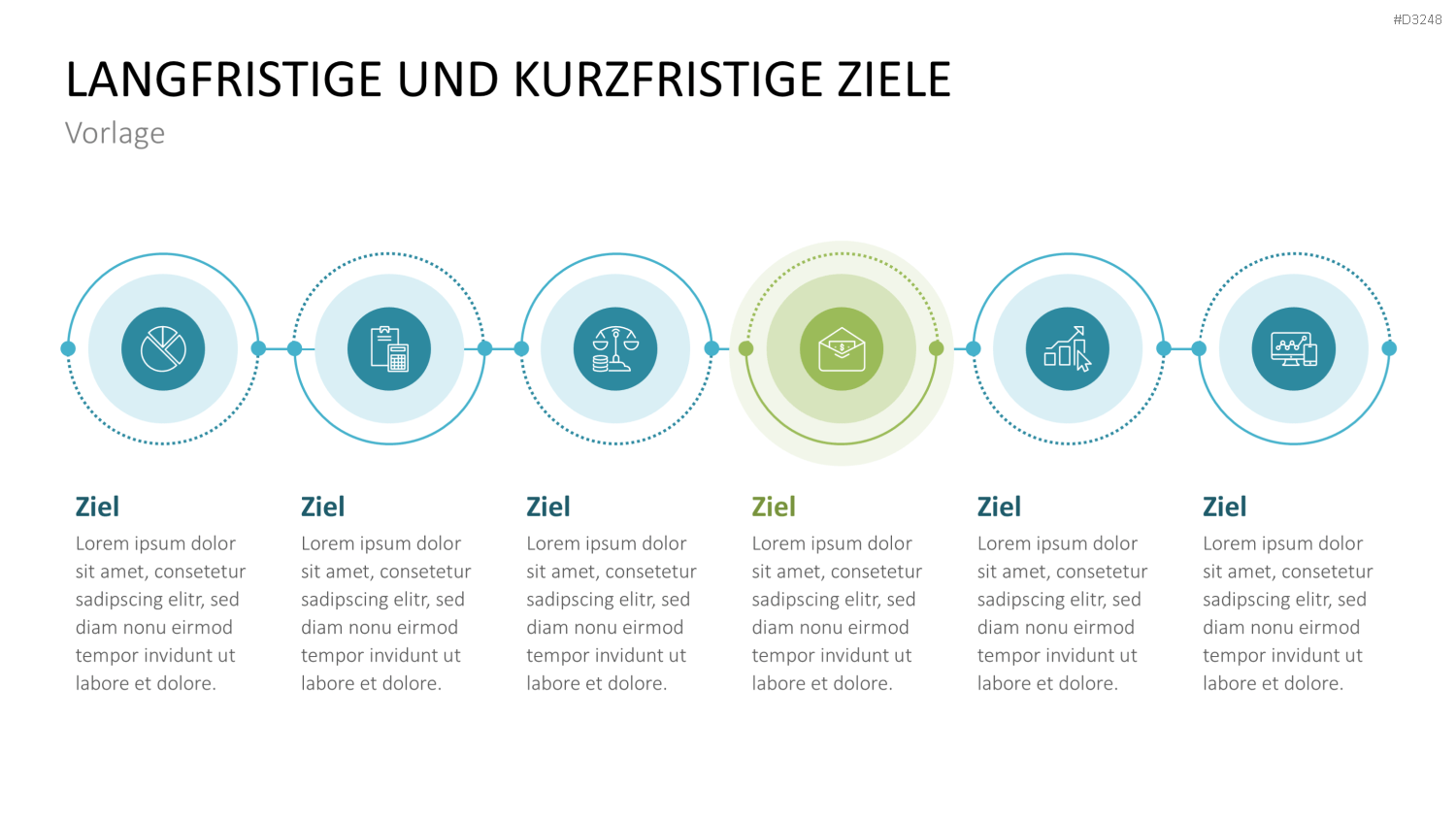 Unternehmensziele PowerPoint-Vorlage