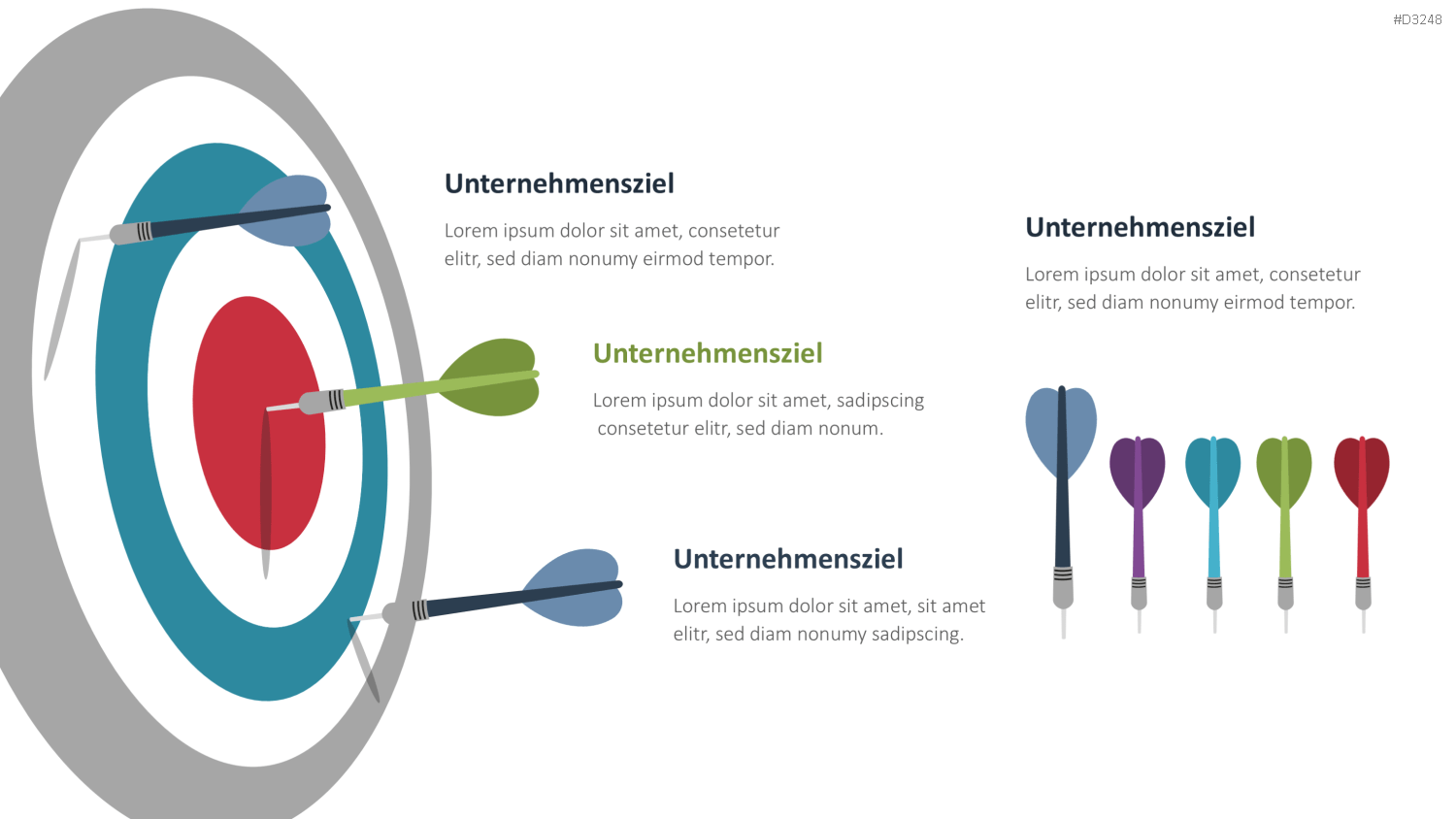 Unternehmensziele PowerPoint-Vorlage