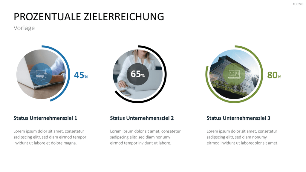 Unternehmensziele PowerPoint-Vorlage