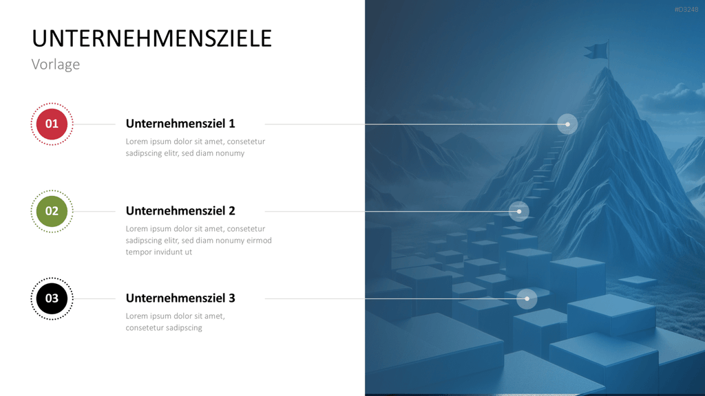 Unternehmensziele PowerPoint-Vorlage
