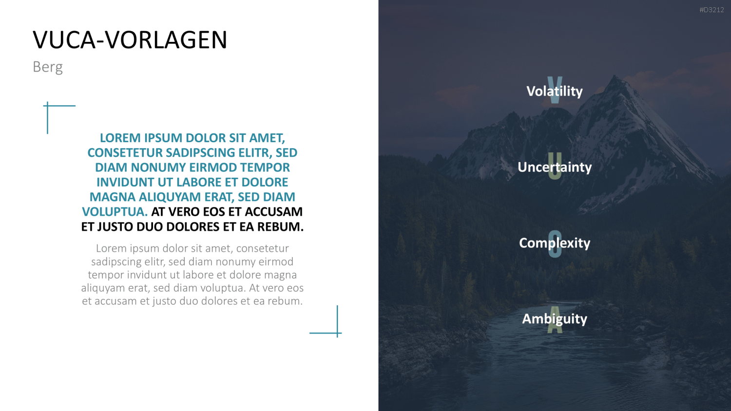 VUCA PowerPoint-Vorlage