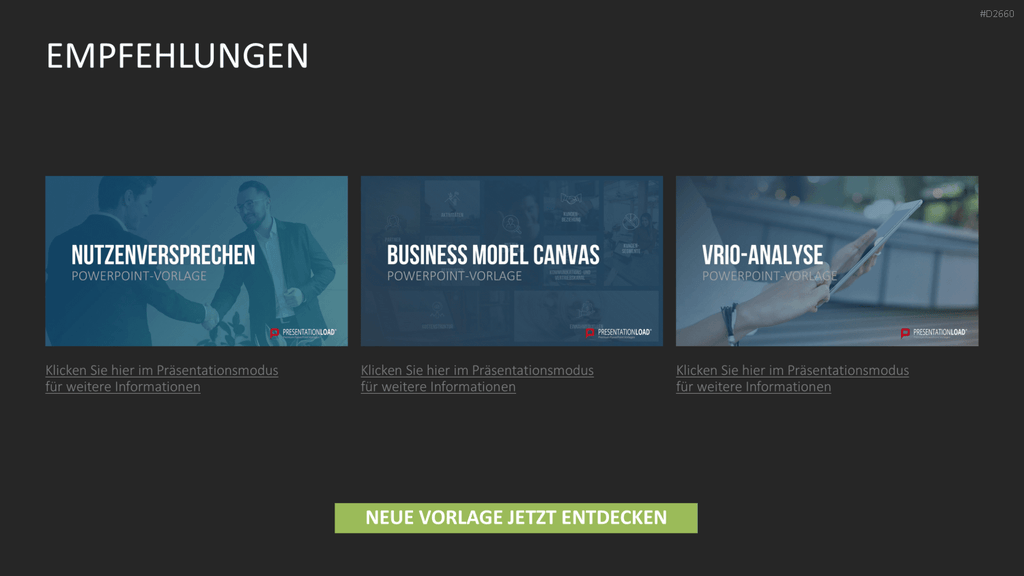 Drei PowerPoint Business-Vorlagen vorgestellt