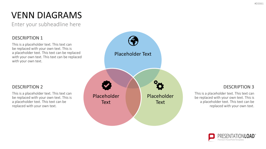 Venn-Diagramme PowerPoint-Vorlage