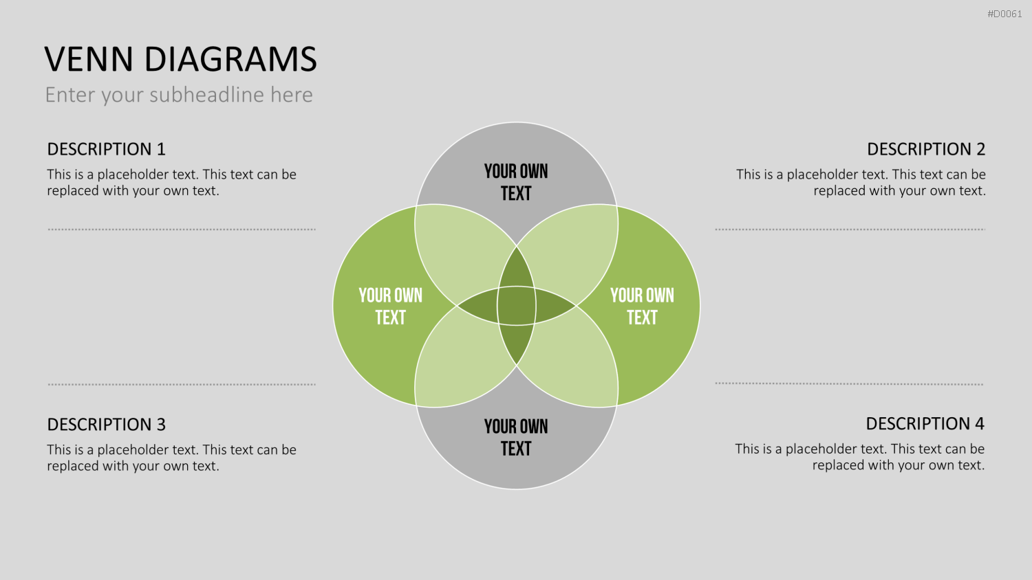 Venn-Diagramme PowerPoint-Vorlage