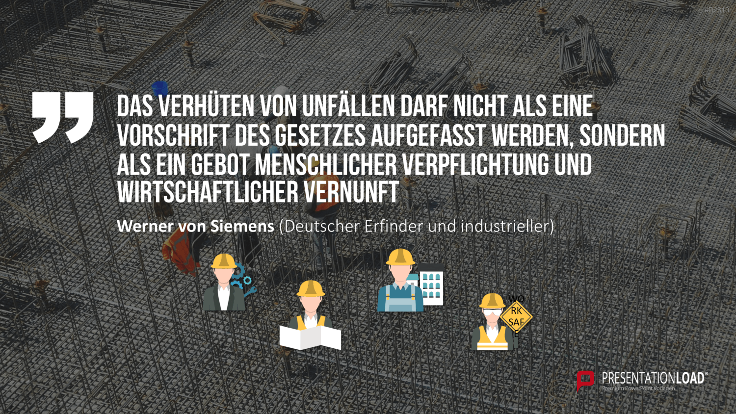 Verhaltensorientierte Arbeitssicherheit PowerPoint-Vorlage