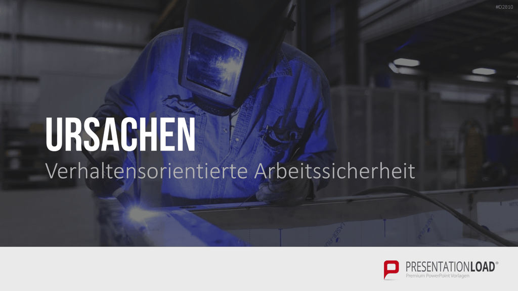 Verhaltensorientierte Arbeitssicherheit PowerPoint-Vorlage