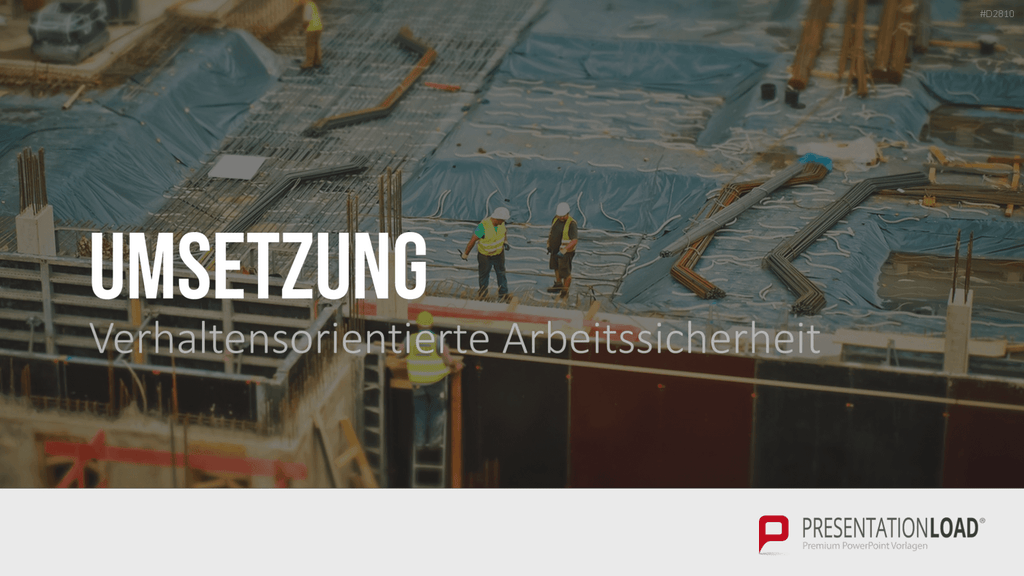 Verhaltensorientierte Arbeitssicherheit PowerPoint-Vorlage