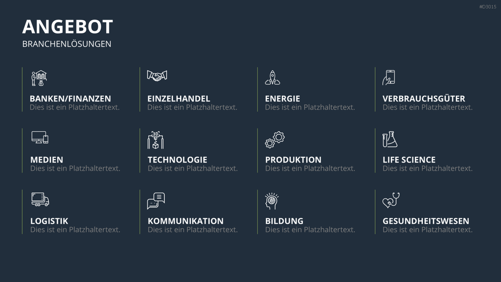 Vertriebspräsentation Consulting PowerPoint-Vorlage