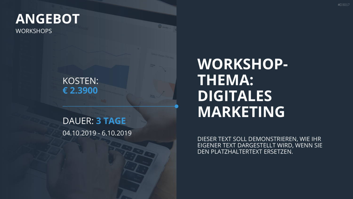 Vertriebspräsentation Digitale Dienstleistung PowerPoint-Vorlage