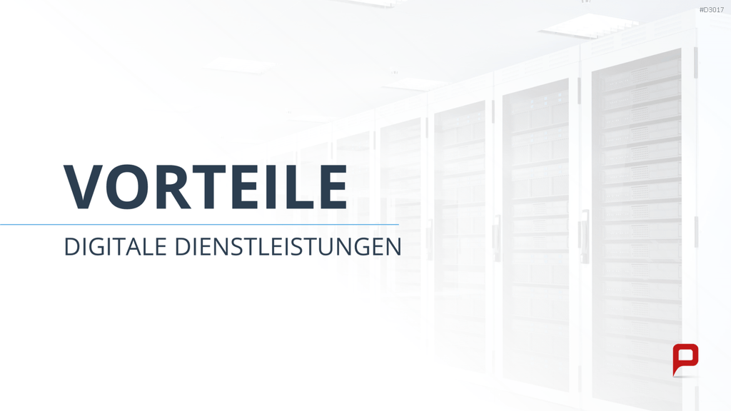 Vertriebspräsentation Digitale Dienstleistung PowerPoint-Vorlage
