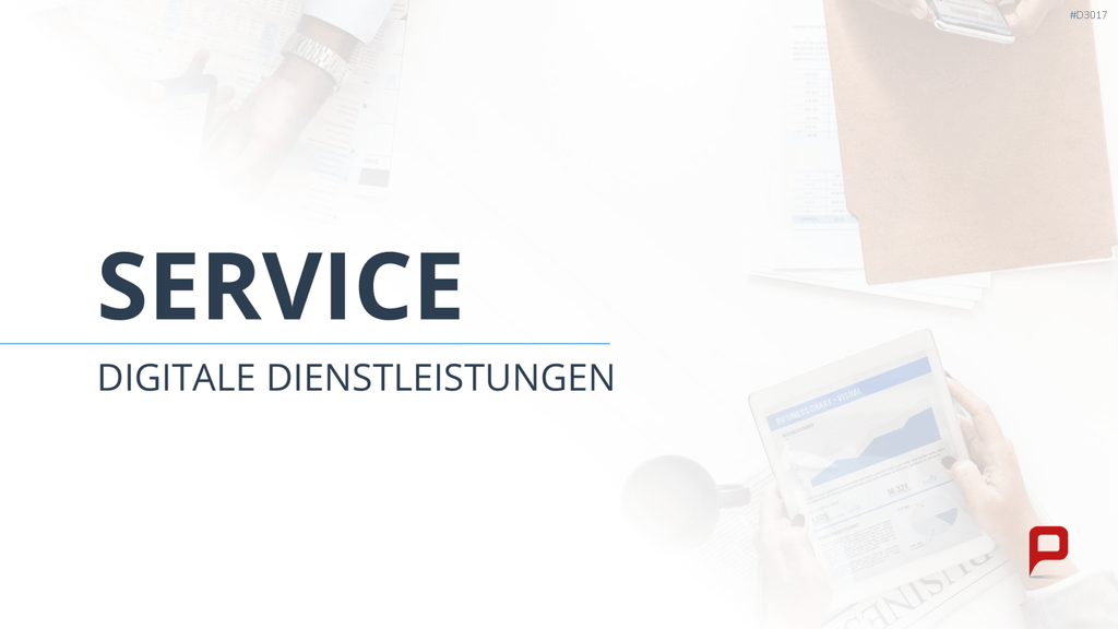 Vertriebspräsentation Digitale Dienstleistung PowerPoint-Vorlage