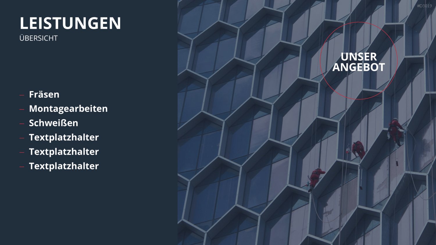 Vertriebspräsentation Handwerk PowerPoint-Vorlage