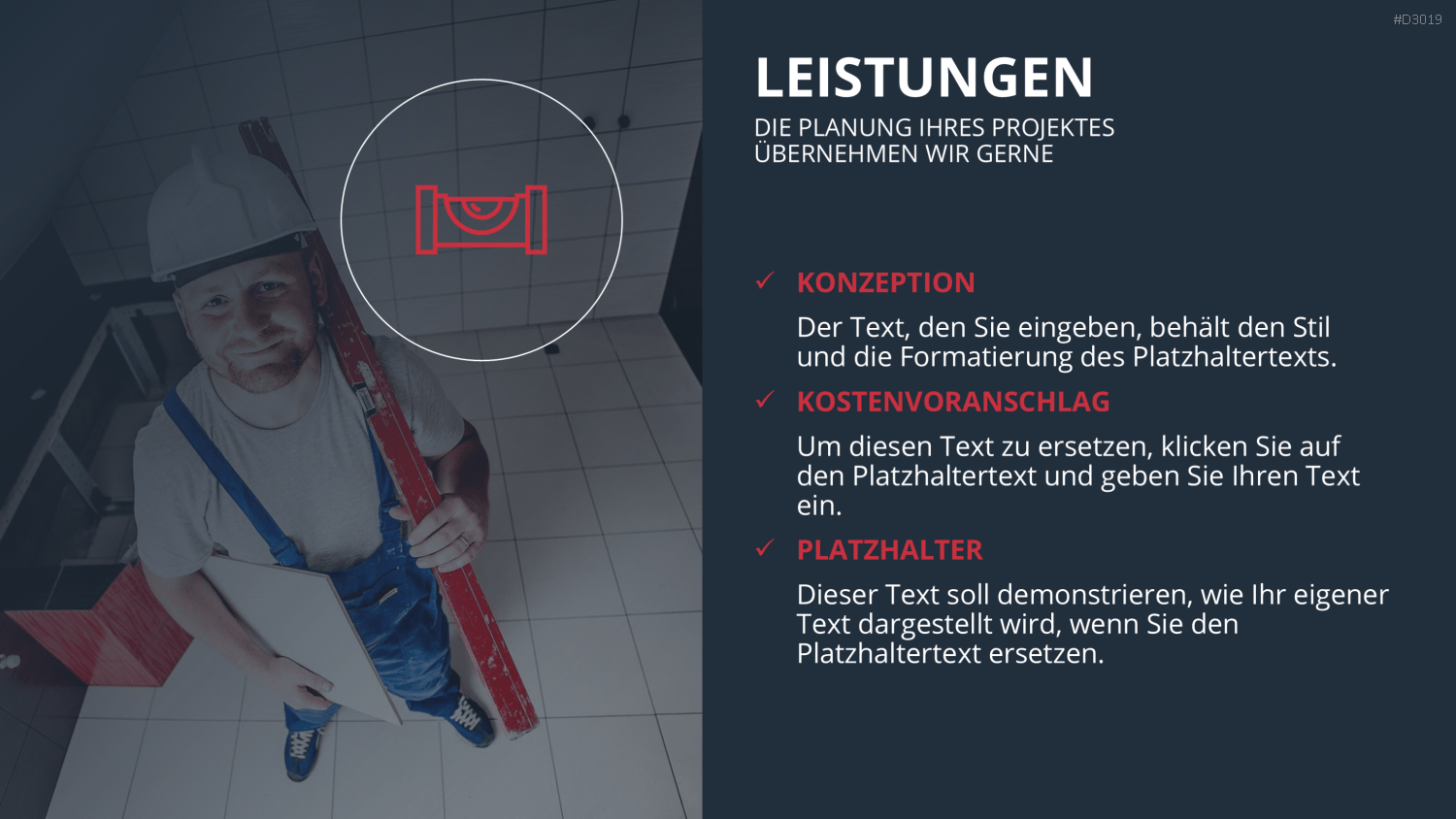 Vertriebspräsentation Handwerk PowerPoint-Vorlage