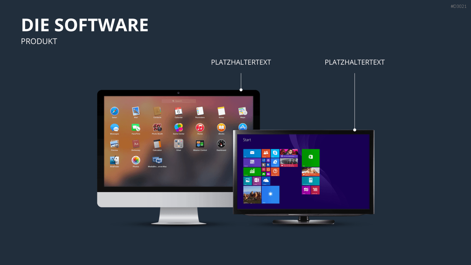 Vertriebspräsentation Software PowerPoint-Vorlage