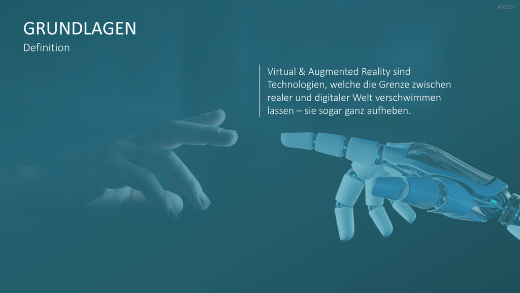 Virtual & Augmented Reality PowerPoint-Vorlage