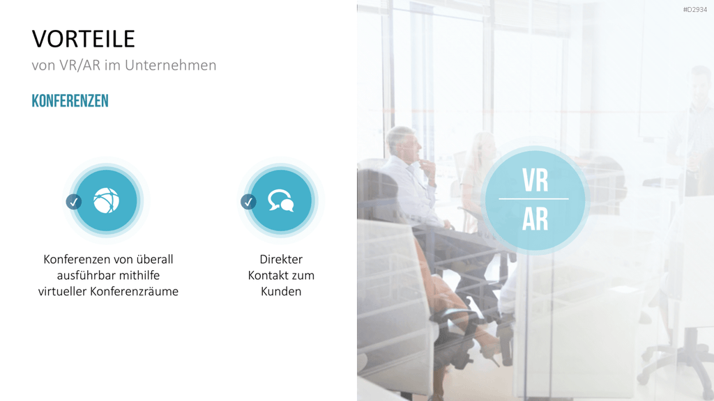 Virtual & Augmented Reality PowerPoint-Vorlage