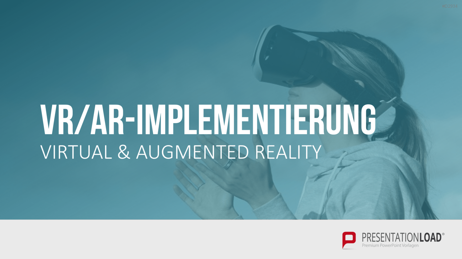 Virtual & Augmented Reality PowerPoint-Vorlage