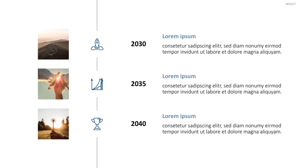 Vision, Mission, Werte-Bundle PowerPoint-Vorlage