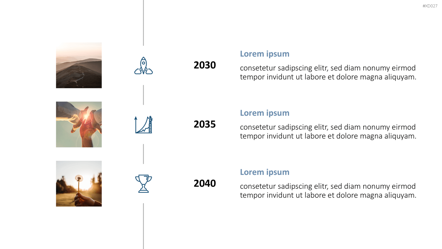 Vision, Mission, Werte-Bundle PowerPoint-Vorlage