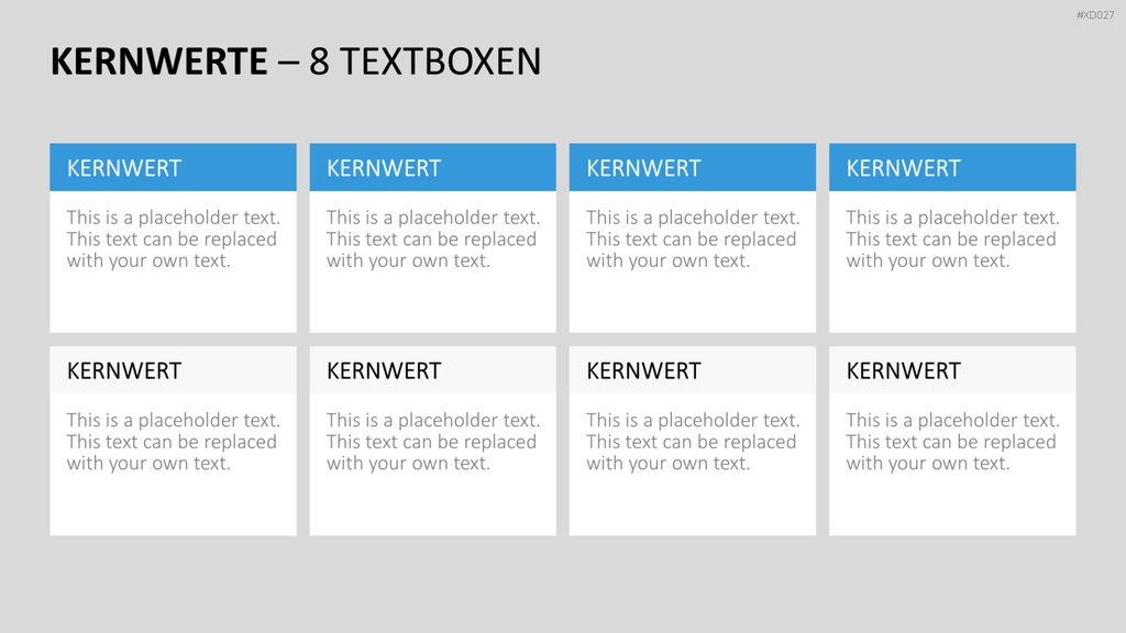 Vision, Mission, Werte-Bundle PowerPoint-Vorlage