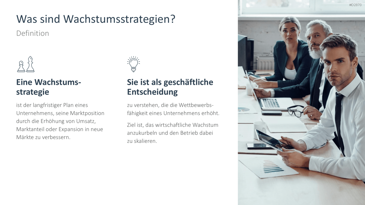 Wachstumsstrategien (Skalierung) PowerPoint-Vorlage