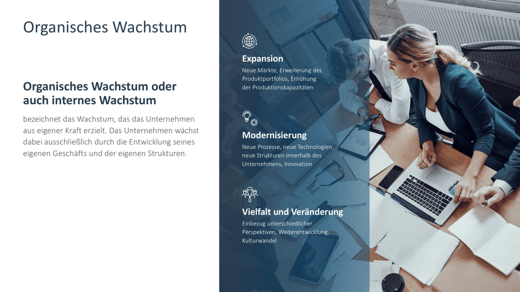 Wachstumsstrategien (Skalierung) PowerPoint-Vorlage