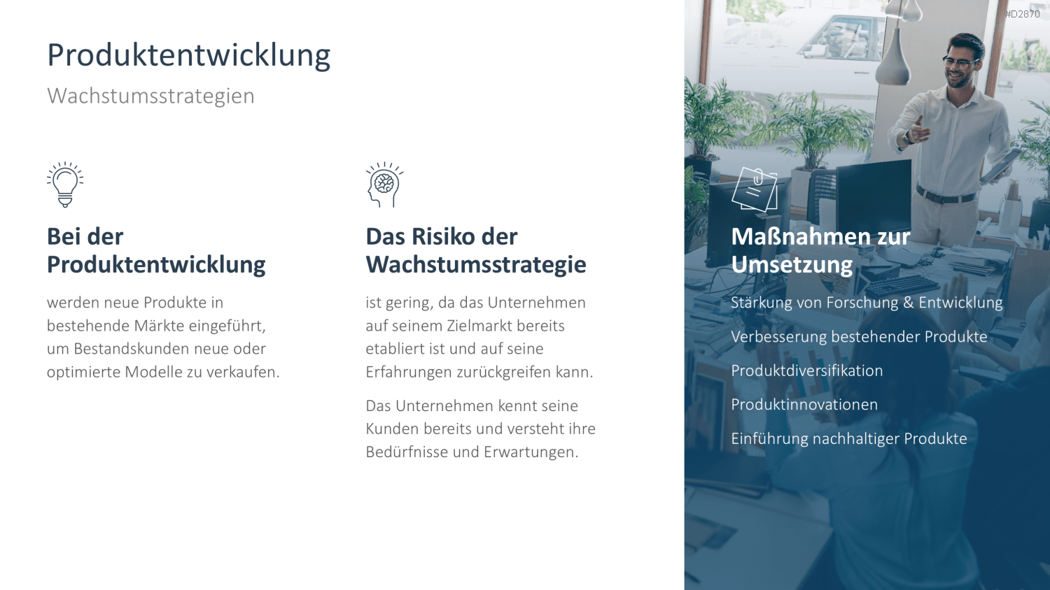 Wachstumsstrategien (Skalierung) PowerPoint-Vorlage
