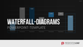 Wasserfall-Diagramme PowerPoint-Vorlage