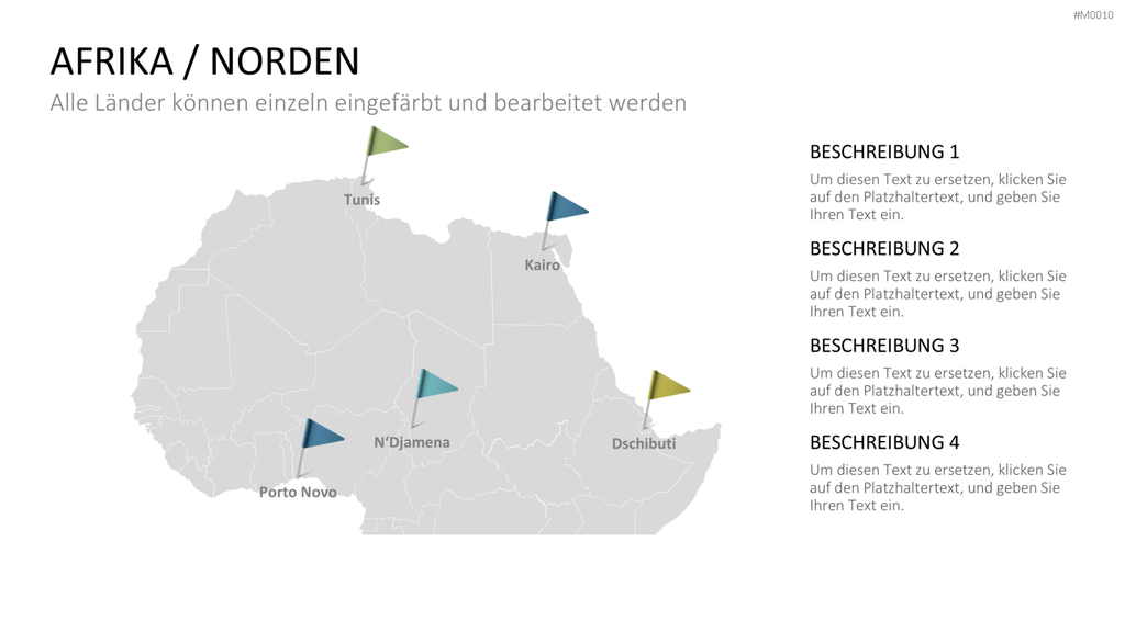 Weltkarte PowerPoint-Vorlage
