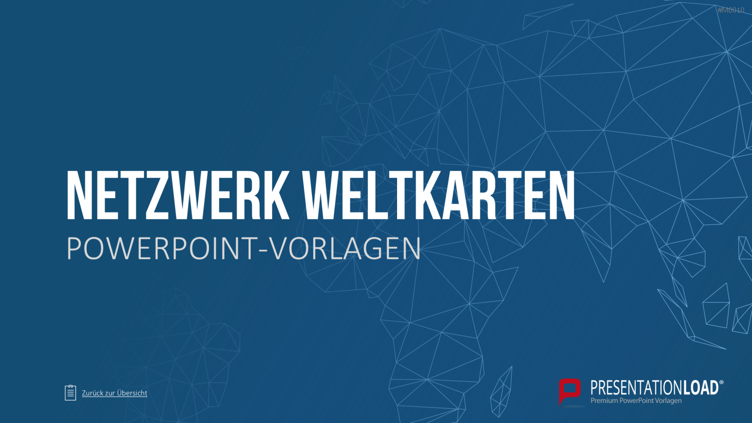 Weltkarte PowerPoint-Vorlage