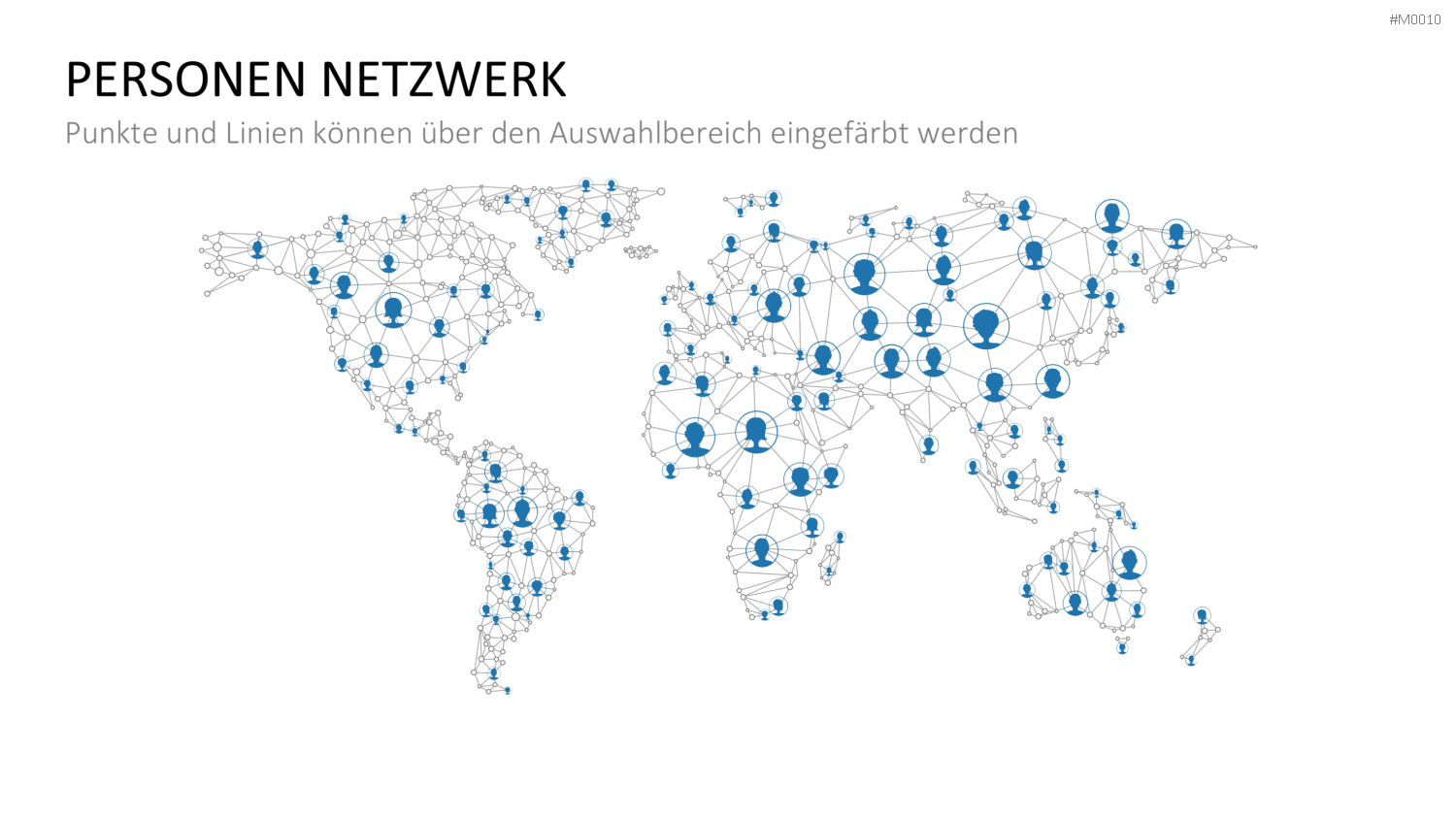 Weltkarte PowerPoint-Vorlage