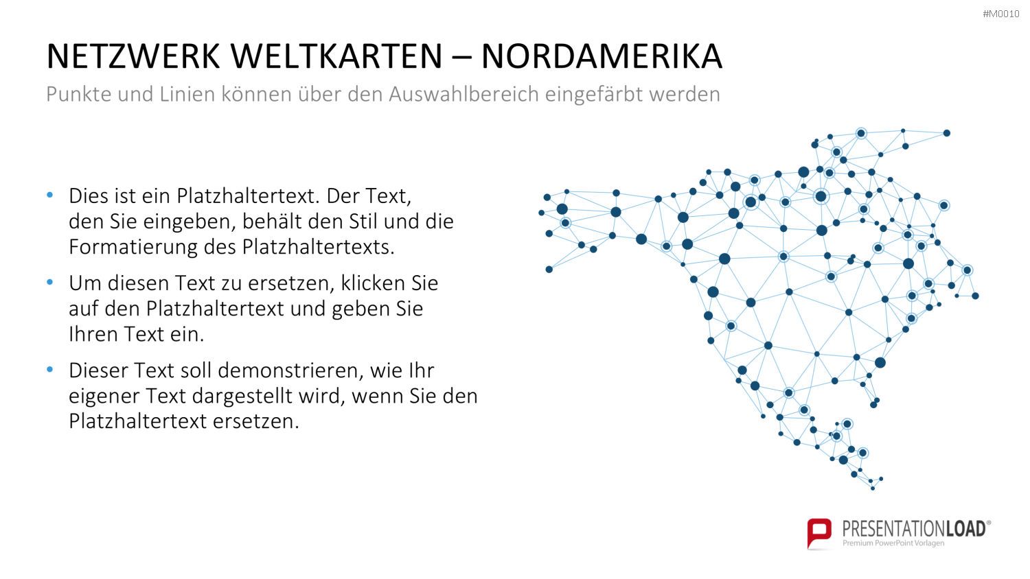 Weltkarte PowerPoint-Vorlage
