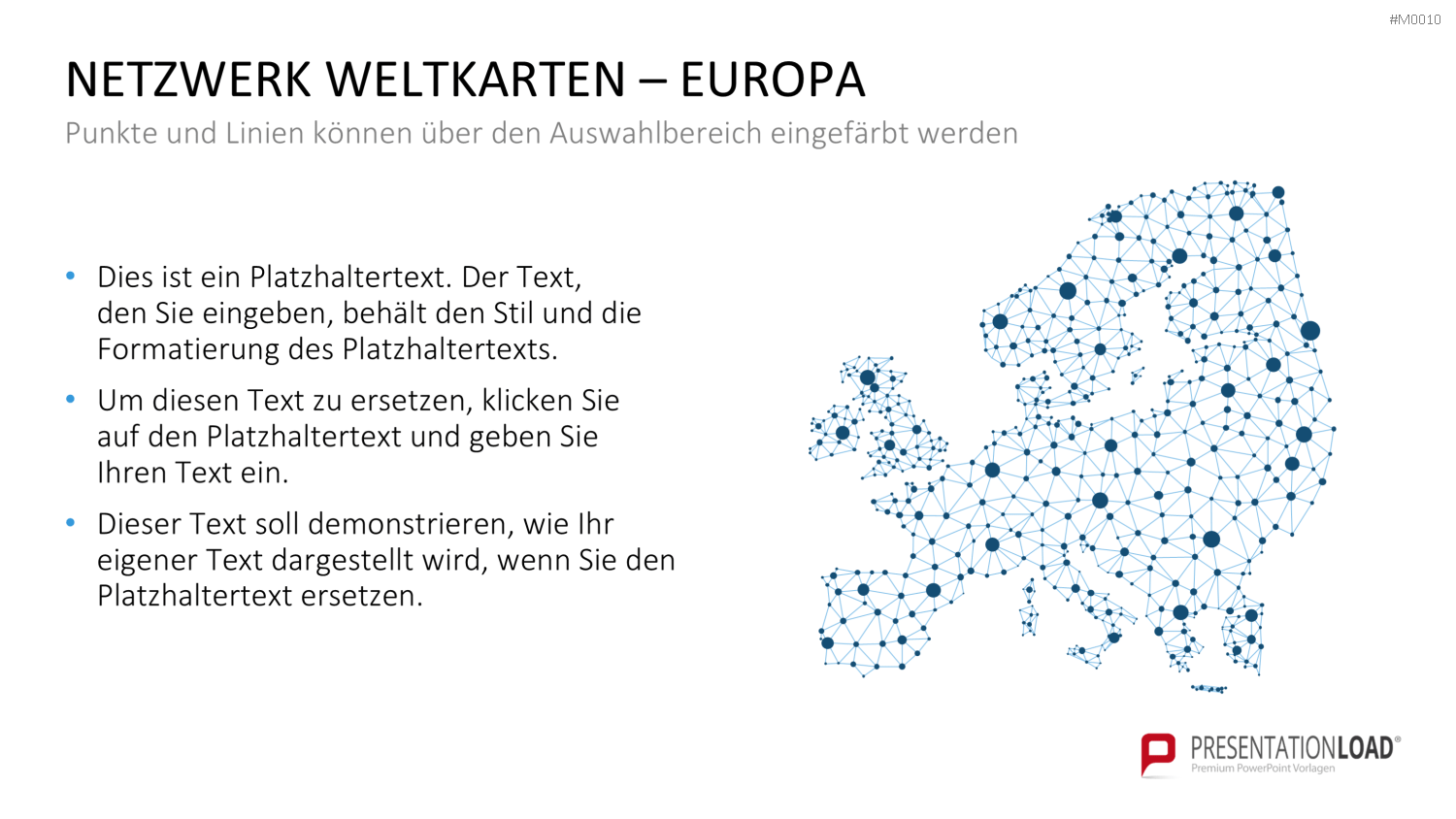 Weltkarte PowerPoint-Vorlage