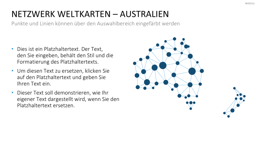 Weltkarte PowerPoint-Vorlage