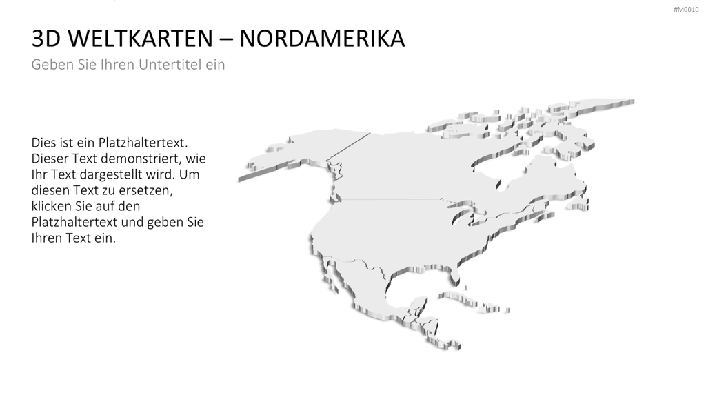 Weltkarte PowerPoint-Vorlage
