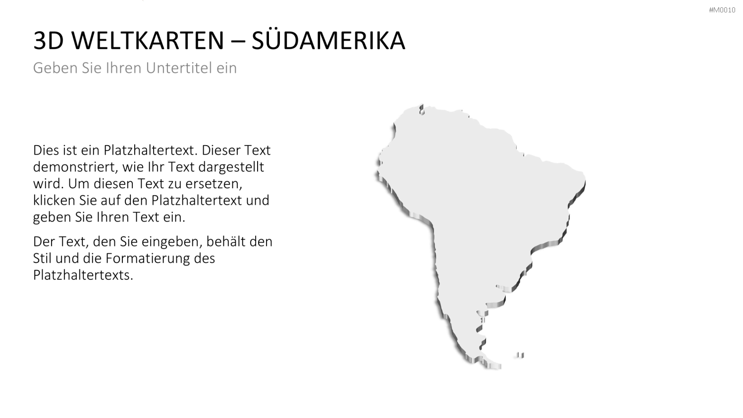 Weltkarte PowerPoint-Vorlage