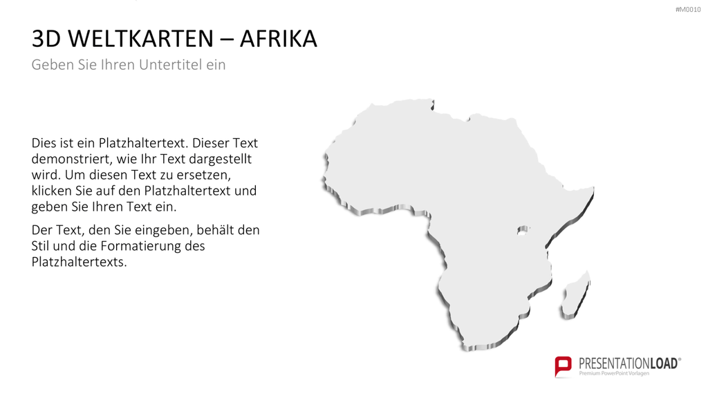 Weltkarte PowerPoint-Vorlage