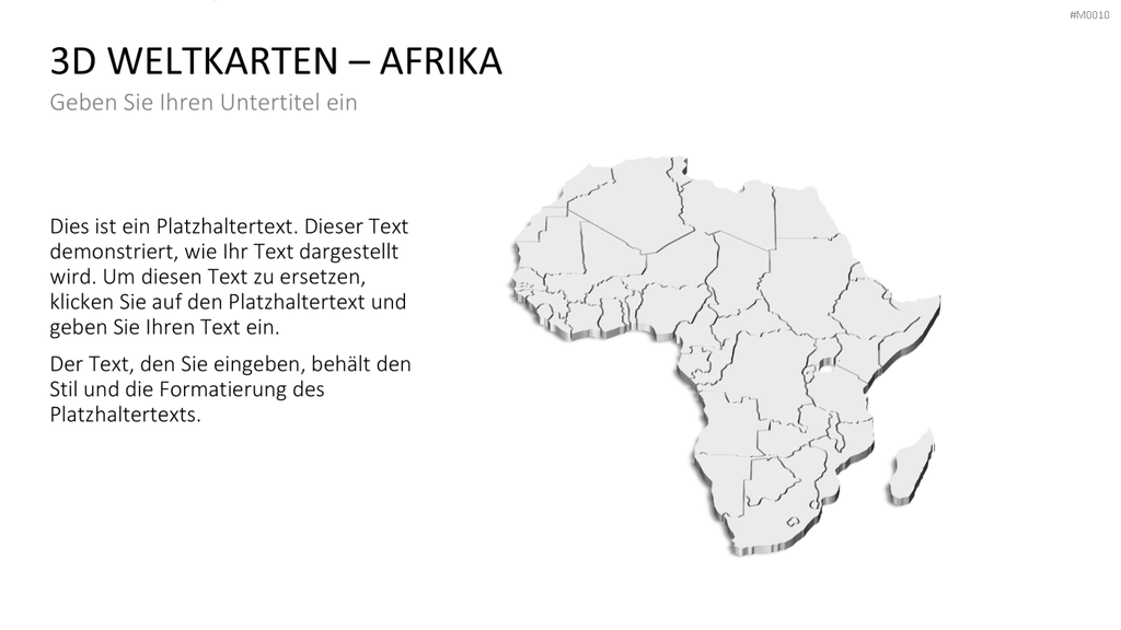 Weltkarte PowerPoint-Vorlage
