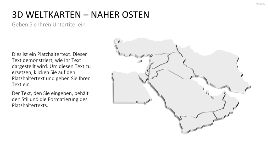 Weltkarte PowerPoint-Vorlage