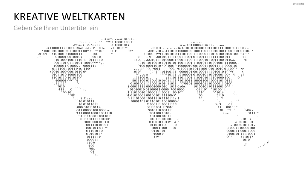 Weltkarte PowerPoint-Vorlage