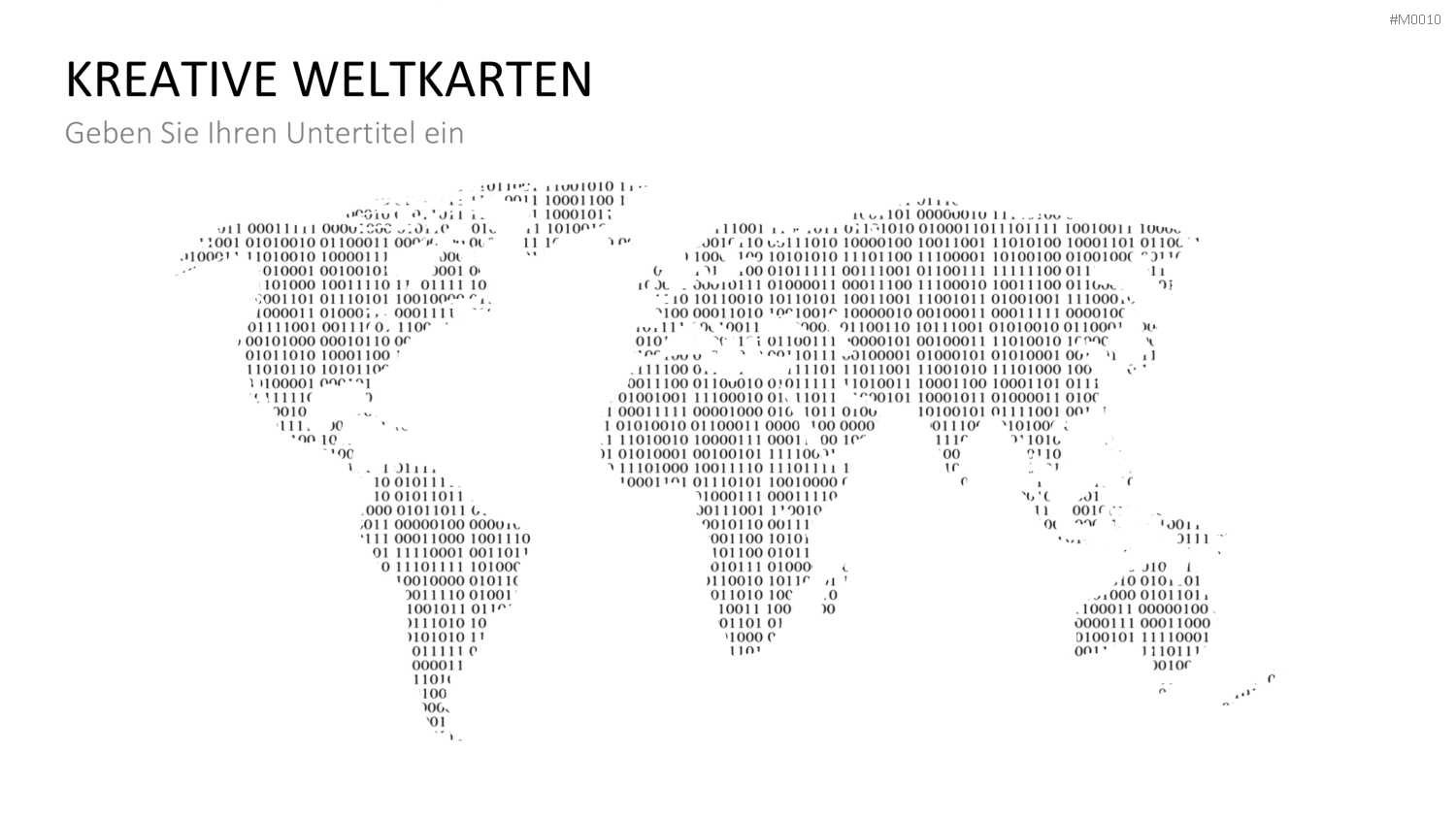 Weltkarte PowerPoint-Vorlage