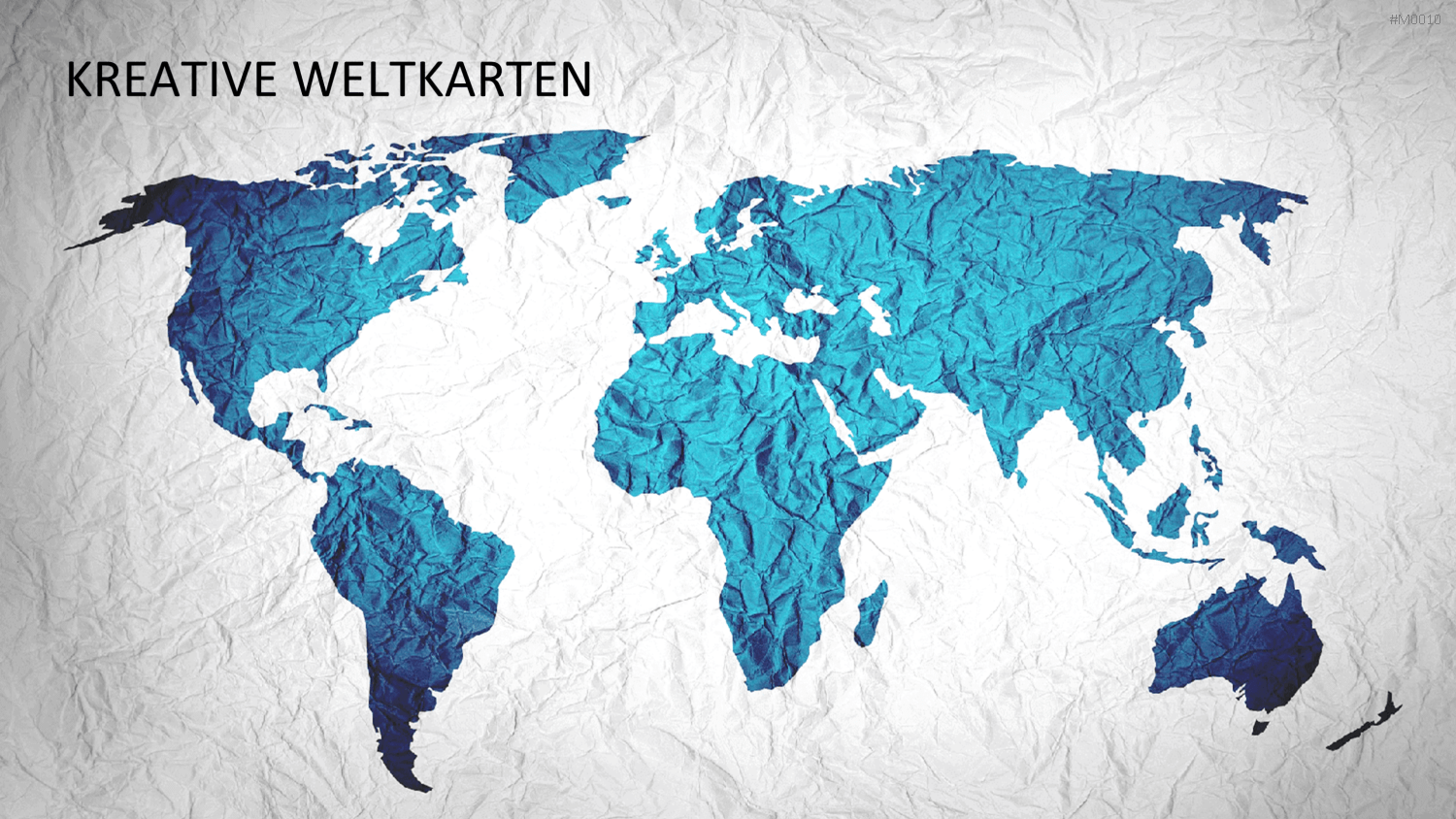 Weltkarte PowerPoint-Vorlage