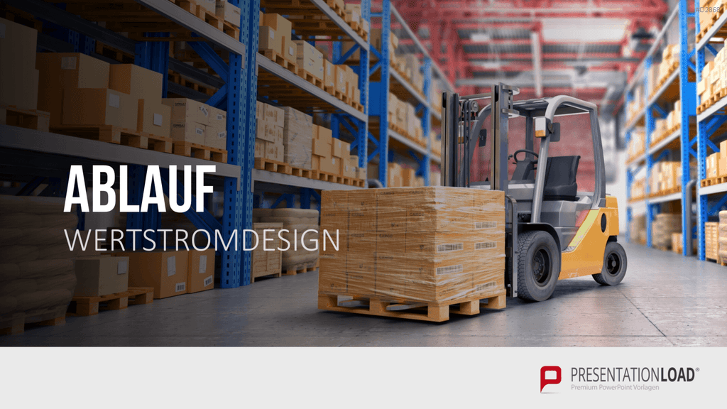 Wertstromdesign PowerPoint-Vorlage